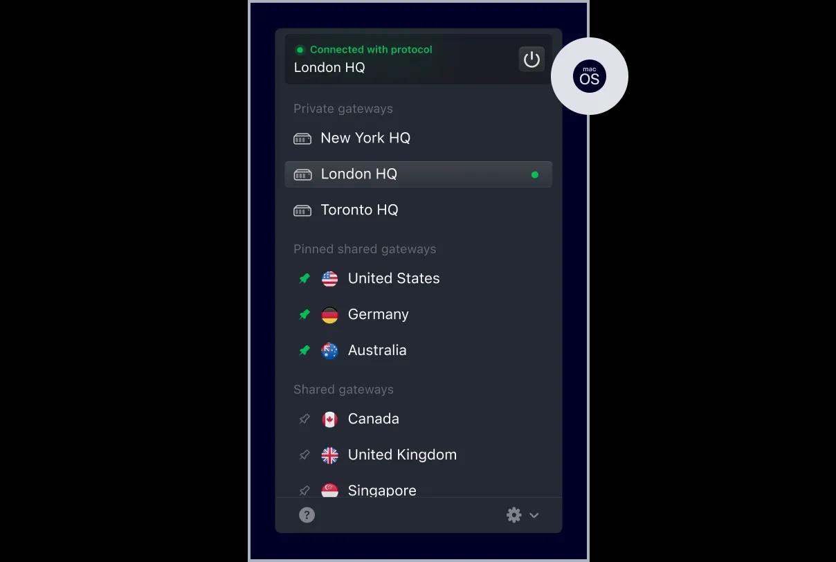 MacOS Business VPN