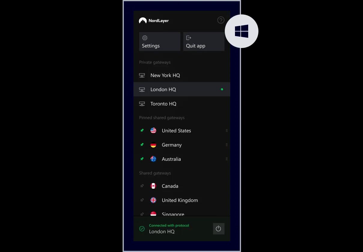 Download VPN for Windows