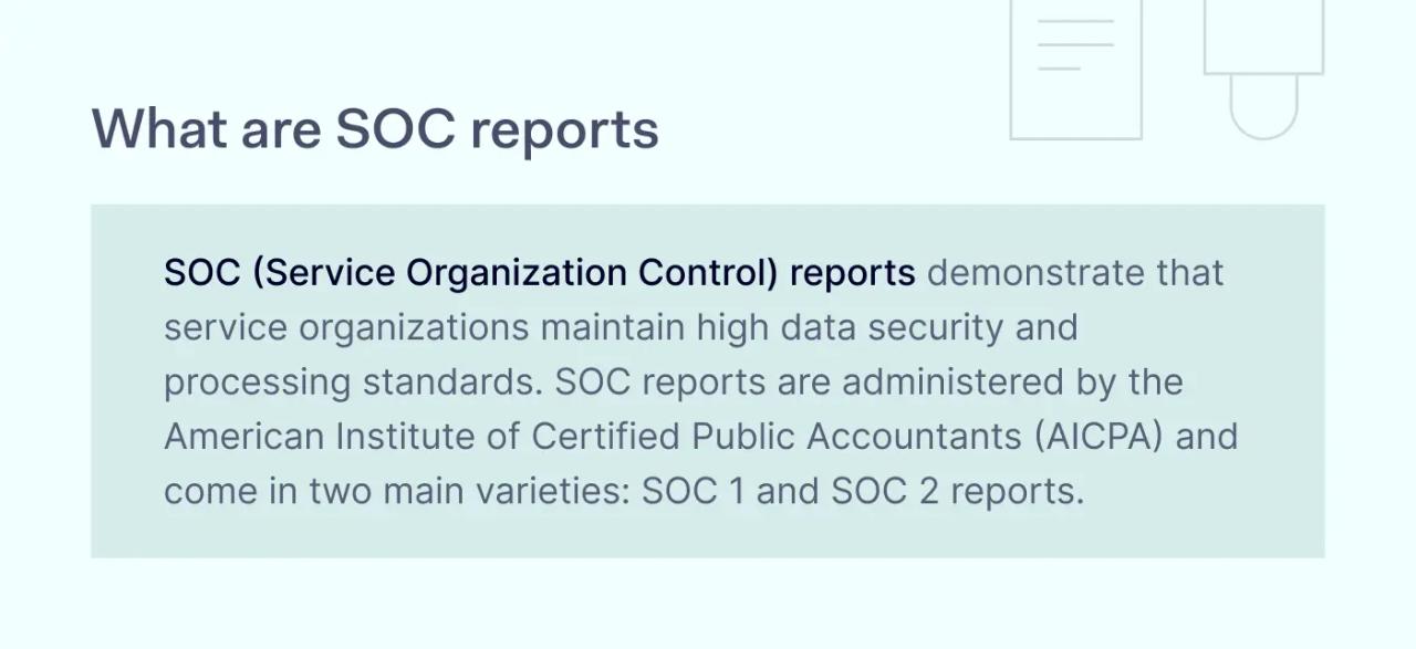 What are SOC reports