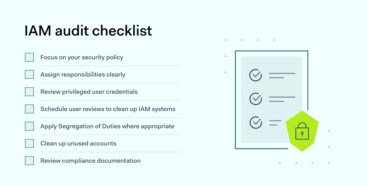 IAM audit checklist
